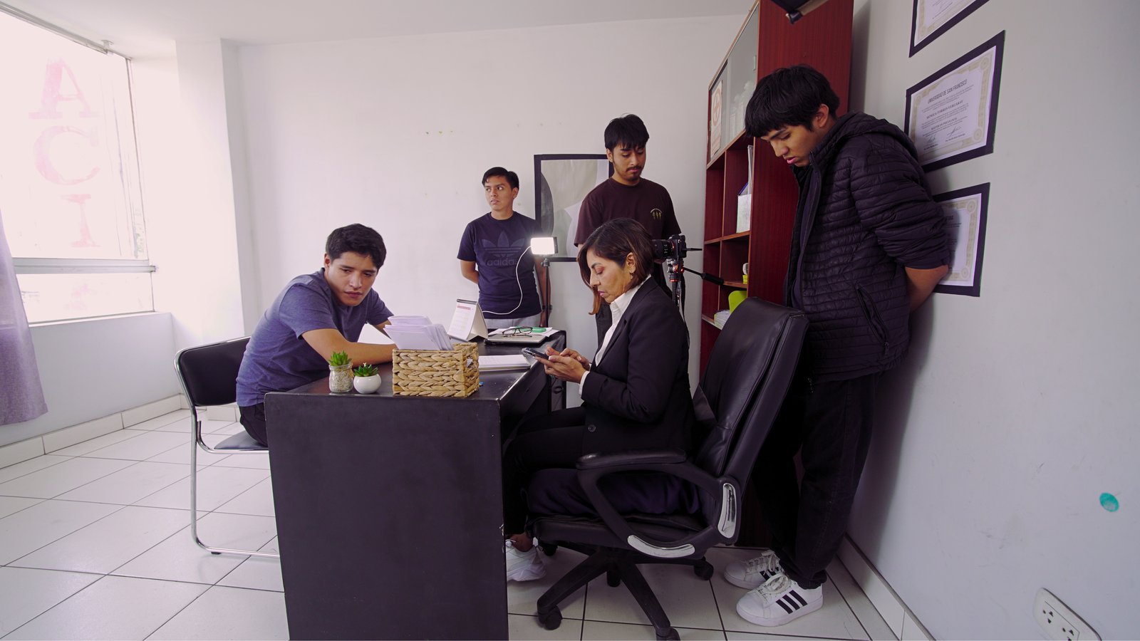 Dirigiendo la escena